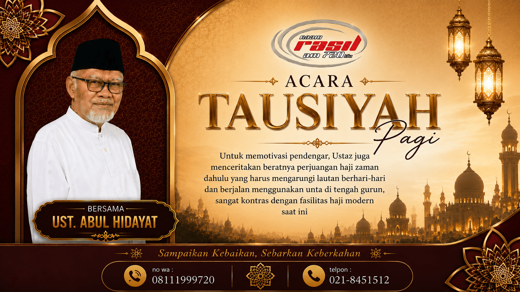 Tausiah Pagi Ustaz Abul Hidayat Saerodji