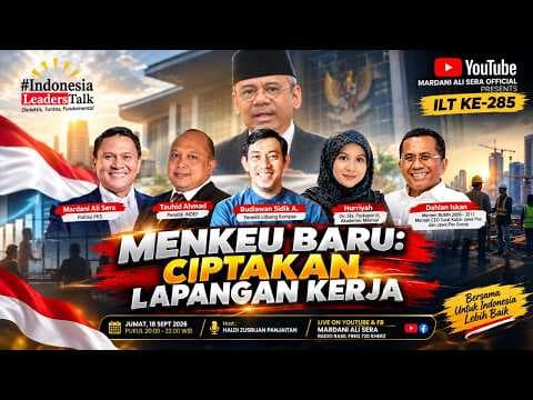 ILT || MENKEU BARU : CIPTAKAN LAPANGAN KERJA