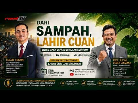 Dari Sampah, Lahir Cuan || Coach Husaini dan Prof. Sultan Deden Lesmana