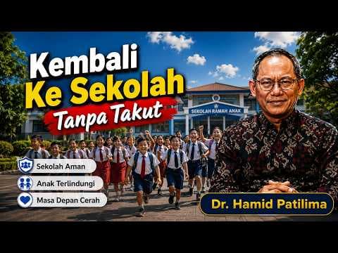 Kembali Ke Sekolah Tanpa Takut || Dr, Hamid Patilima