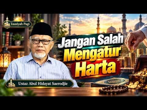 Jangan Salah Mengatur Harta || Ustaz Abul Hidayat Saerodjie
