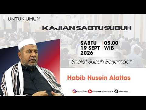 🔴 LIVE | Ustaz Husein bin Hamid Alattas || Kajian Bada Subuh