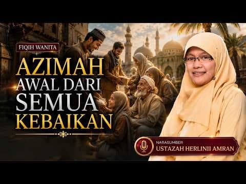 Azimah Awal dari Semua Kebaikan || Ustazah Herlinii Amran