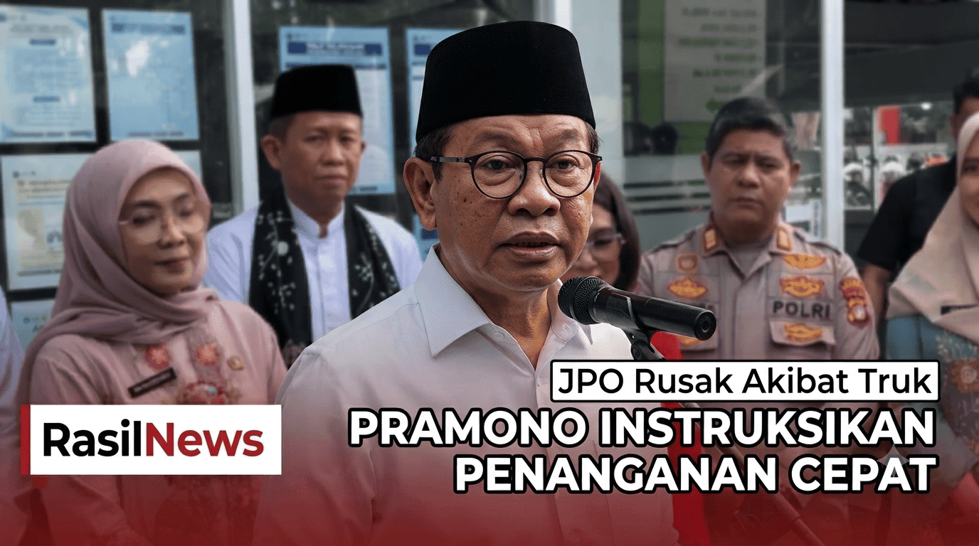 Pramono Instruksikan Penanganan Cepat Usai Truk Rusak JPO di Tendean
