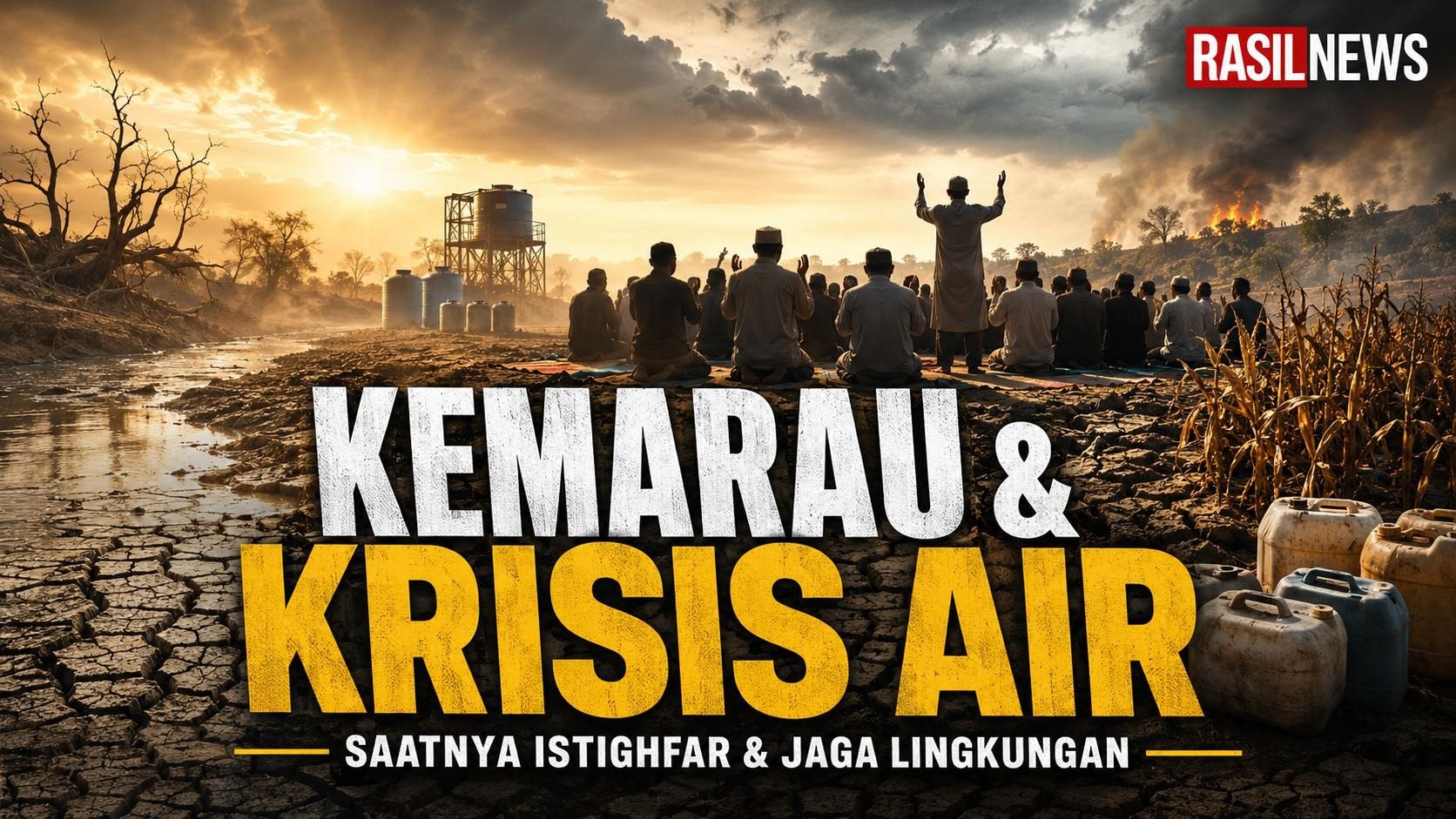 Kemarau dan Krisis Air Bersih Jadi Pengingat, Umat Diajak Perbanyak Istighfar dan Jaga Lingkungan