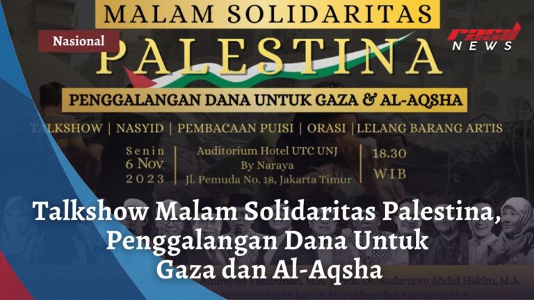 Malam Solidaritas Palestina Penggalangan Dana Untuk Gaza Dan Al Aqsha Radio Silaturahim Am Khz